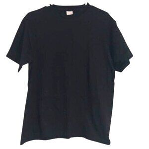 Japanese Printstar Black T-Shirt Large With Red Maple Bridge Design